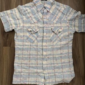 Men's Plaid Short Sleeve Shirt